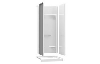 SIDE WALLS FOR KDS32 / KDS36 SHOWER WHITE