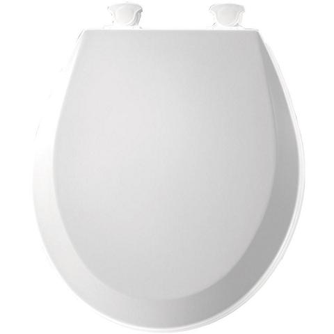 ROUND PLAIN RIM SEAT WHITE