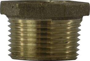 BRASS BUSHING 1/2 X 1/8 LEAD FREE 