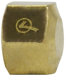 LEAD FREE 3/8&quot; COMP BRASS CAP