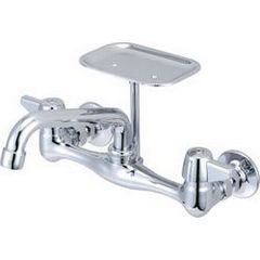 WALL FAUCET W/DISH 12&quot; SPOUT