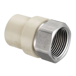 CPVC FEMALE ADAPTER 1/2&quot; SS INSERT