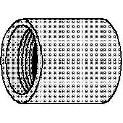 GALV STEEL CPLG 1/8