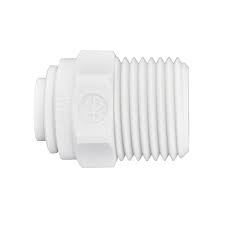 Polypropylene Male Connector 1/4 x 3/8 NPTF