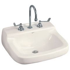 WALL HUNG LAV SINK 20X18 4&quot; CENTER WHITE  