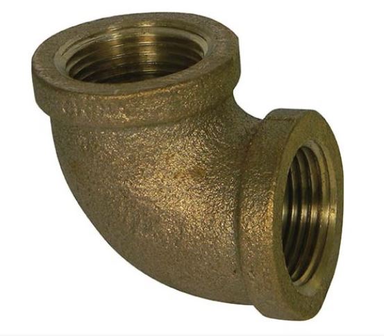 BRASS 90 1-1/2&quot;