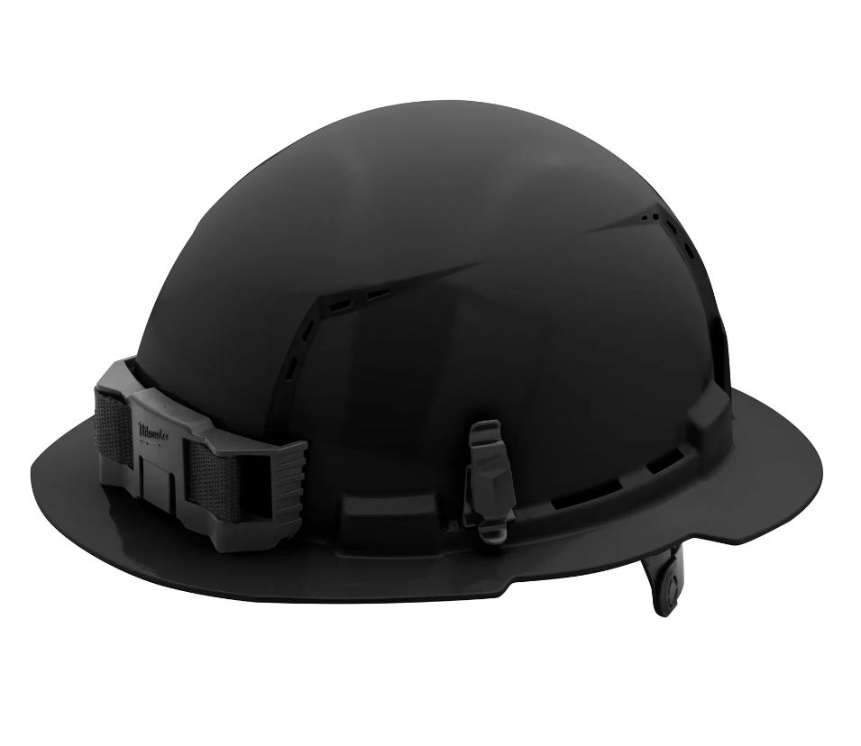 Full Brim Hard Hat w/6pt Ratcheting Suspension (USA)